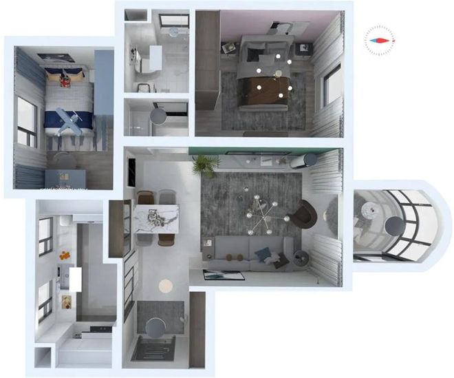 老兩口的生活叫人羨慕，93平米現(xiàn)代簡約裝修，立馬價值翻百倍！