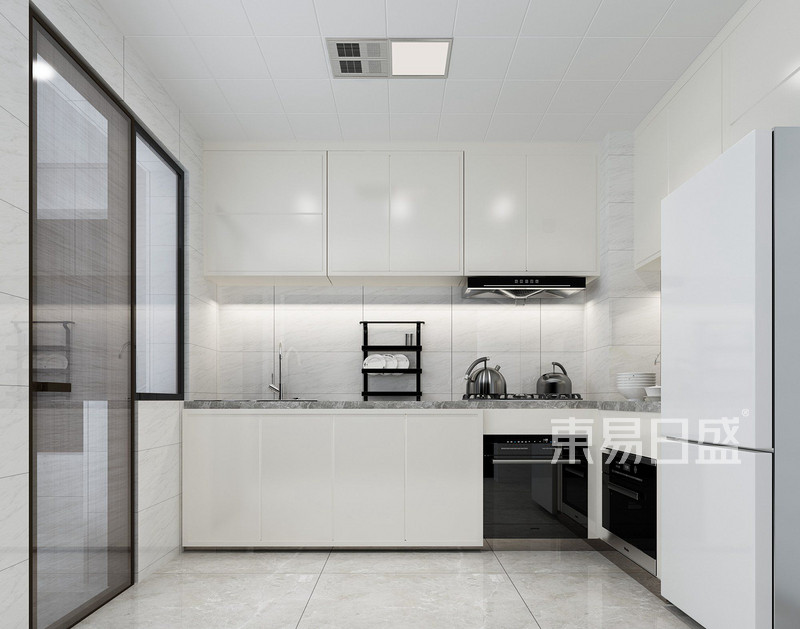 廚房門(mén)裝修效果圖_紅磚裝修廚房櫥柜效果圖片大全_廚房隱藏門(mén)裝修圖片