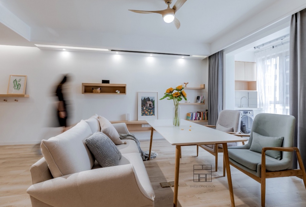 客廳窗簾裝修效果圖出來混，總是要回家的日式客廳設(shè)計圖片賞析