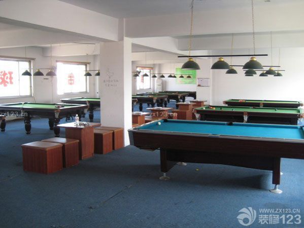 臺(tái)球廳裝修多少錢？臺(tái)球廳面積是100平米