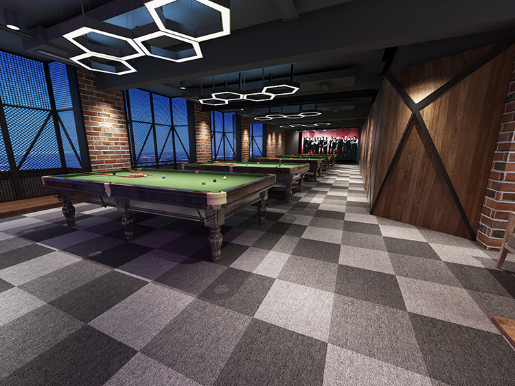 臺球廳裝修如何做？休閑臺球廳設(shè)計裝修效果圖