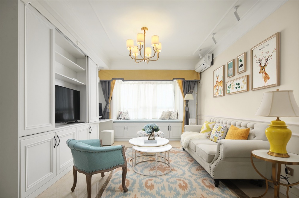 吊頂裝修效果圖這個(gè)設(shè)計(jì)好大膽，主臥直接變成兩美式經(jīng)典設(shè)計(jì)圖片賞析