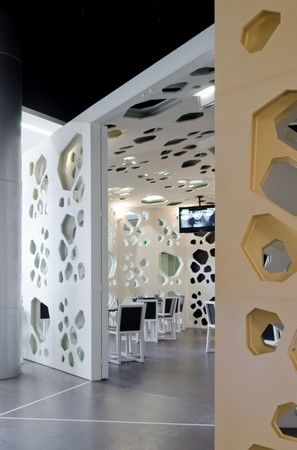 咖啡店裝修效果圖 來(lái)自葡萄牙的幾何藝術(shù)空間