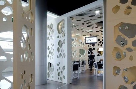 咖啡店裝修效果圖 來(lái)自葡萄牙的幾何藝術(shù)空間