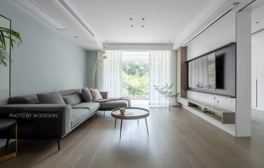 客廳窗簾裝修效果圖光景丨實用至上，但儀式感也不能北歐極簡客廳設(shè)計圖片賞析