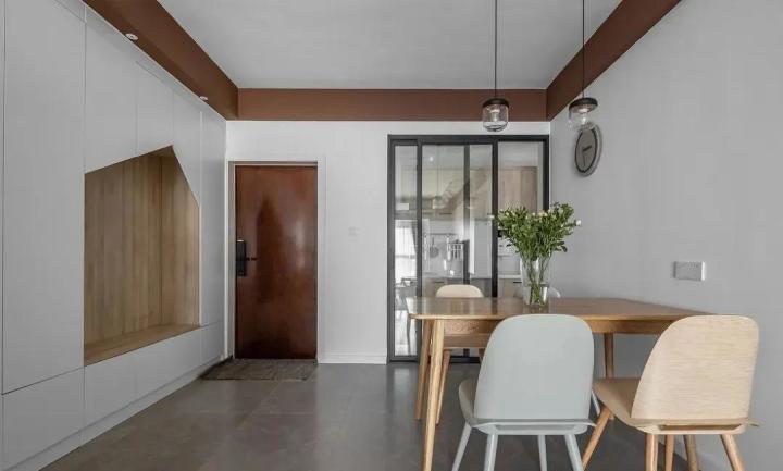 95㎡簡約北歐風(fēng)，全屋簡潔時尚，書房的設(shè)計真的愛了~