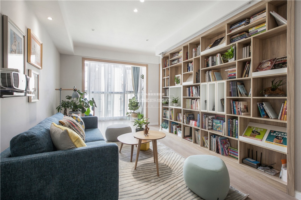 客廳窗簾裝修效果圖歡樂佳園裝飾|我家，不是樣板房北歐極簡客廳設(shè)計(jì)圖片賞析