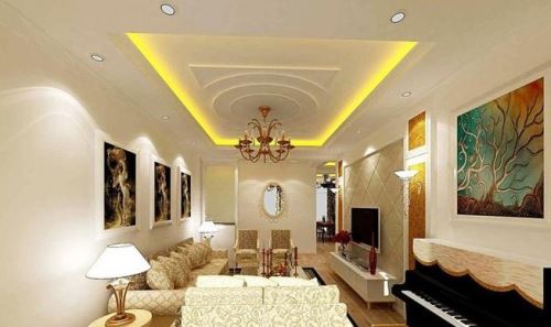 【太原客廳裝修】參考這6種方案，不吊頂也檔次感！
