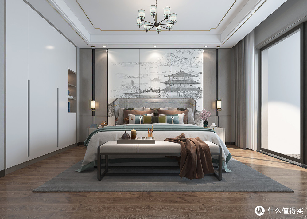 看南通夫妻的新中式風(fēng)格裝修，那叫一個高級，全屋清爽，超級治愈