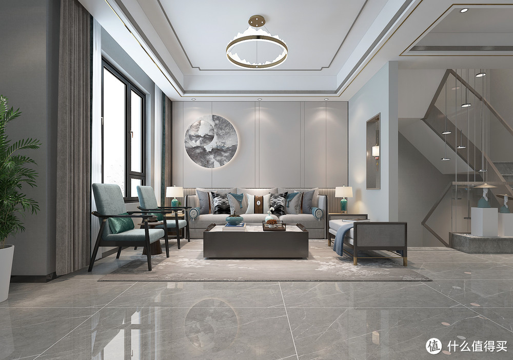 看南通夫妻的新中式風(fēng)格裝修，那叫一個高級，全屋清爽，超級治愈