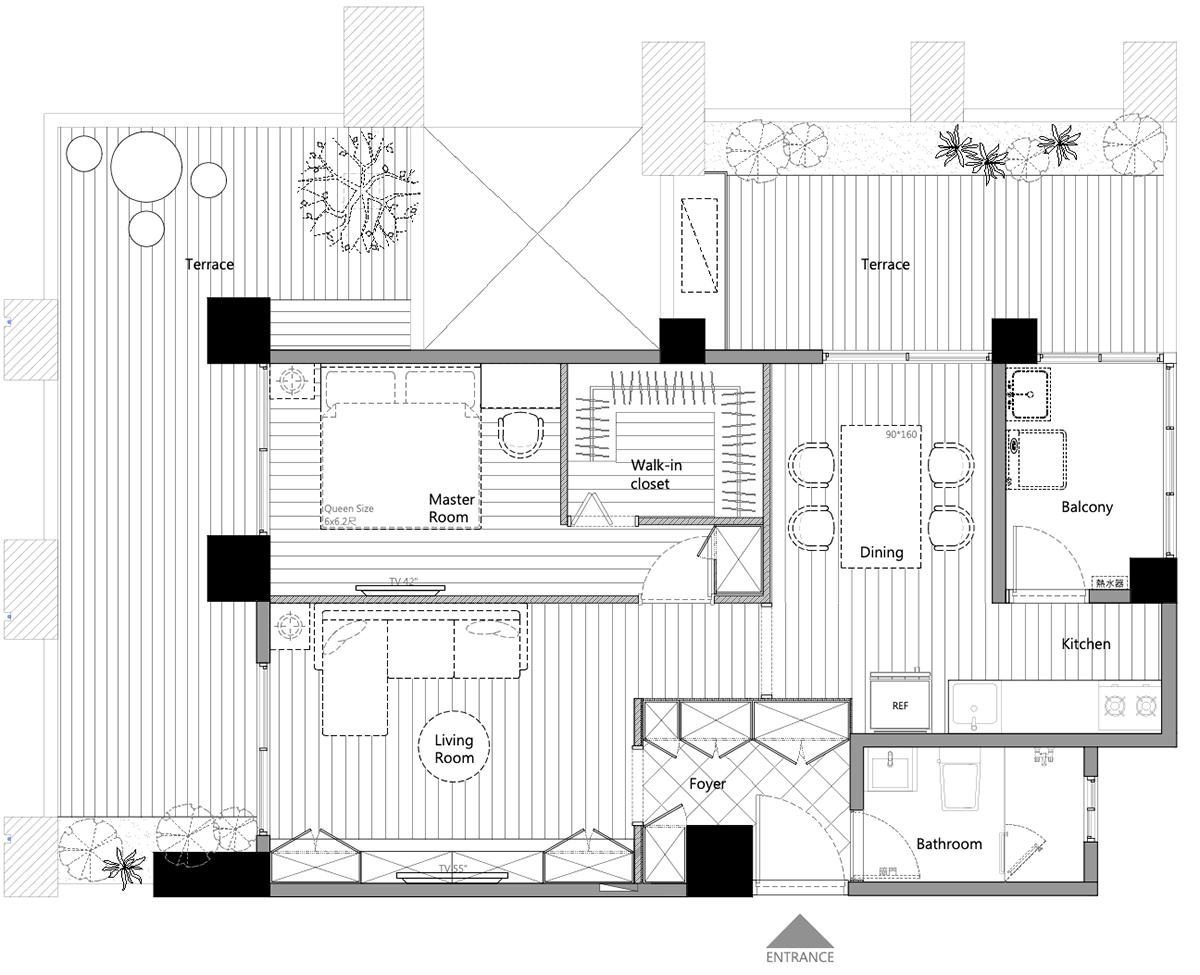 一個(gè)人過，就買套小戶型！學(xué)她家這樣裝，簡(jiǎn)約高級(jí)灰太有感覺了