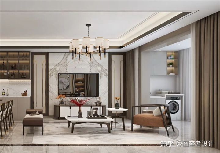 2022年裝修流行這樣裝了，輕奢中帶著新中式風(fēng)格，簡(jiǎn)約又奢華！