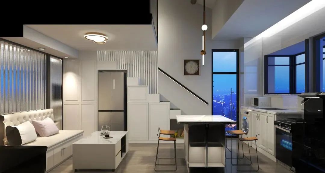 平房裝修_109平房進(jìn)門客廳餐廳裝修效果圖_四間平房裝修效果圖