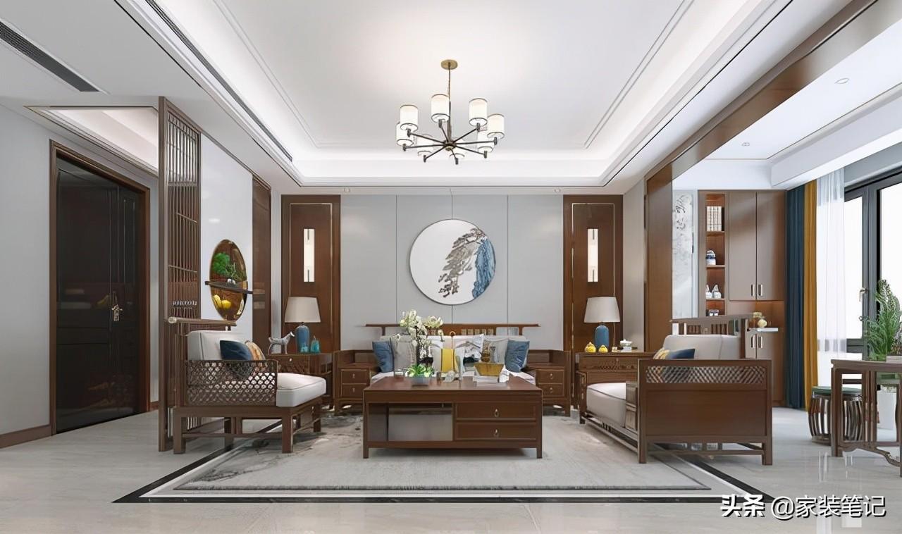 看多了裝修案例，還是覺得新中式最耐看，一直都很經(jīng)典，非常喜歡