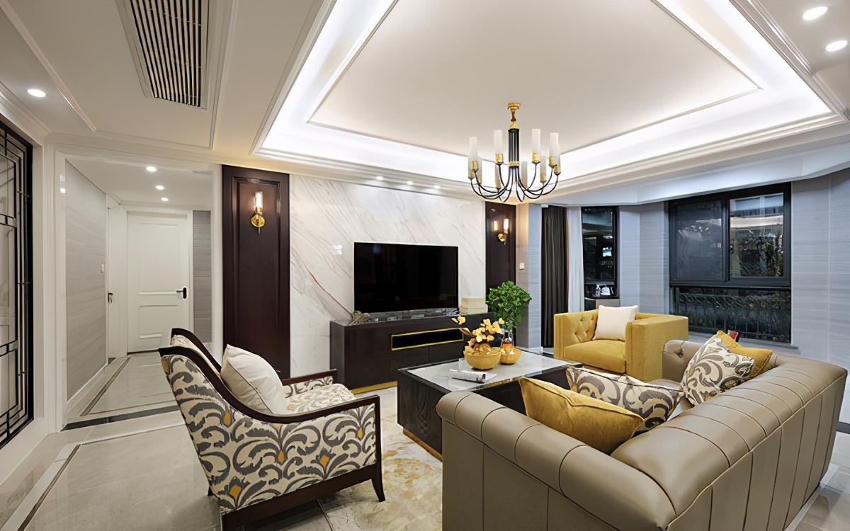 房屋木工裝修客廳吊頂圖_書柜效里圖房屋吊頂裝修效果圖_房屋裝修設計效果圖