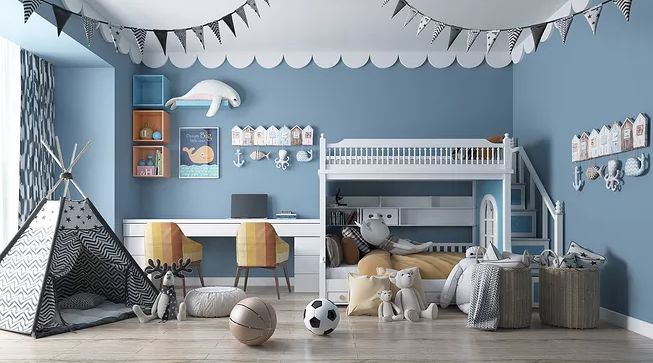 兒童小臥室簡(jiǎn)約裝修，能夠注意到這幾點(diǎn)的，效果和安全都會(huì)很好