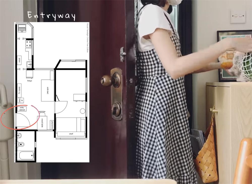 29歲姑娘獨居26㎡小家1年，面積雖小卻南北通透，一人住真的太爽