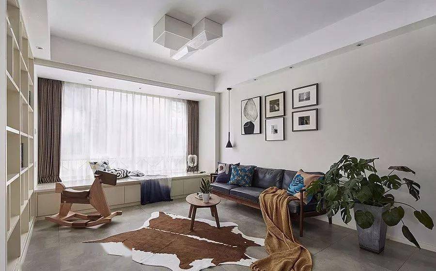 裝修案例·108平英式復古風，室內(nèi)裝修設計效果圖