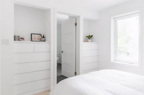 三亞裝修公司：小戶型房子裝修，臥室墻上挖三個壁櫥！