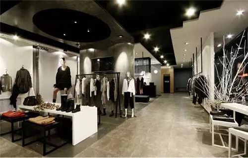 服裝店裝修風格_現代唐代服裝風格服裝_服裝訂做店裝修圖片