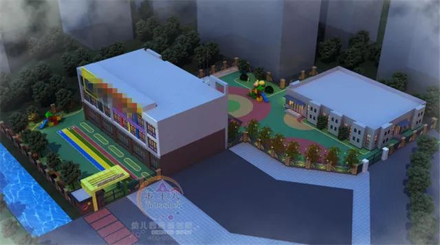 2000㎡歐式裝修效果圖，歸還孩子們最寶貴的童年