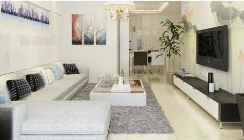 新房裝修，被朋友家的客廳驚艷到了，現(xiàn)在都流行這樣鋪瓷磚嗎