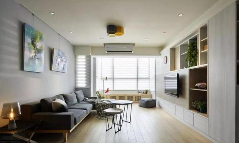 99㎡家餐廳做玻璃墻，通透明亮，很實用