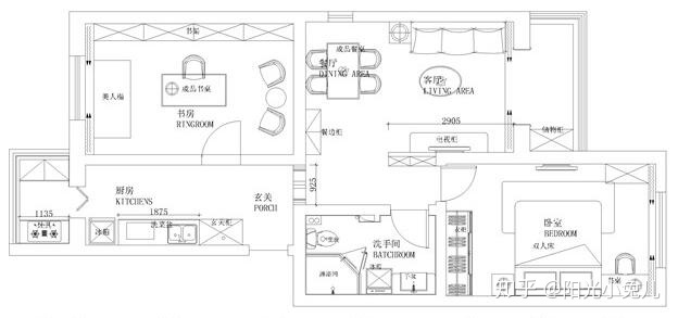 兩室一廳裝修樣板間！超美超浪漫的歐式風(fēng)，太美好了吧，羨慕