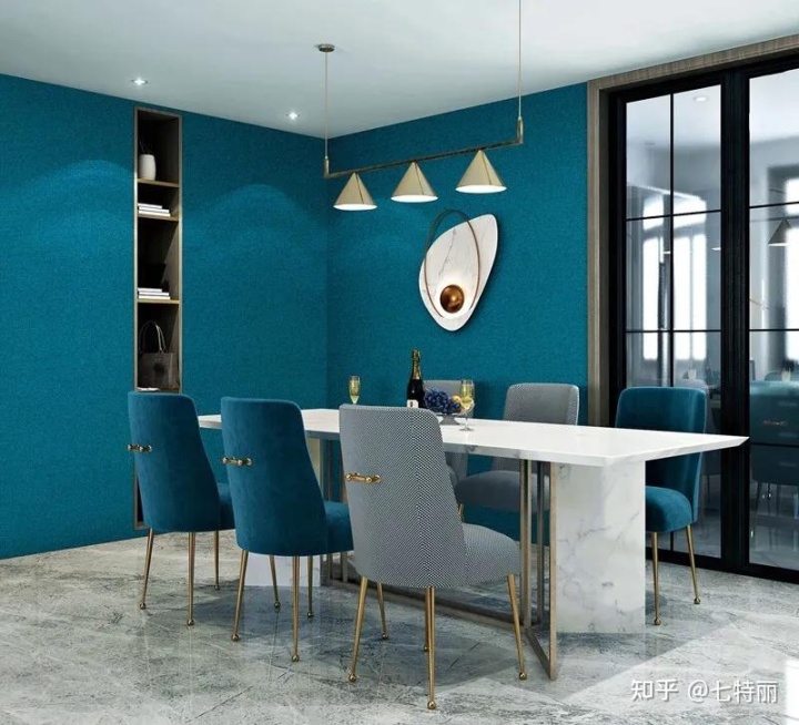 地中海風(fēng)格墻布搭配設(shè)計(jì)特點(diǎn)美翻你！