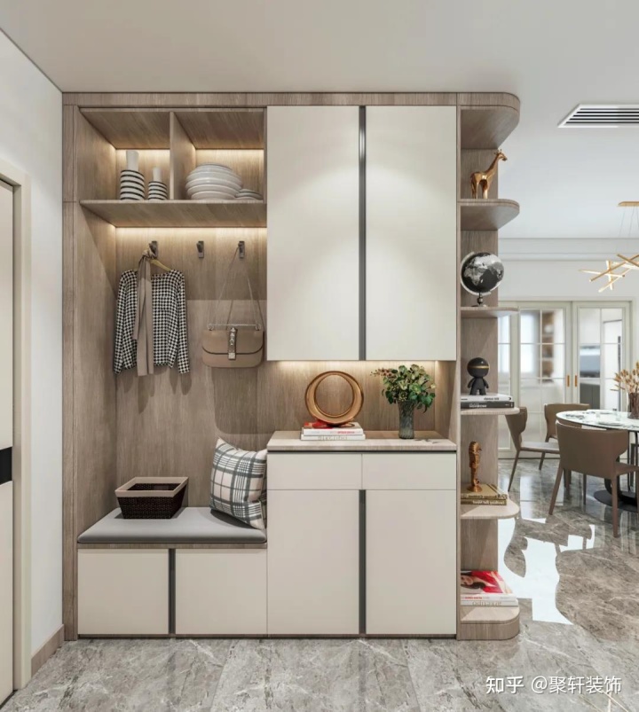 開門見廳太尷尬，7種玄關(guān)隔斷裝修案例，進(jìn)門就讓人眼前一亮！