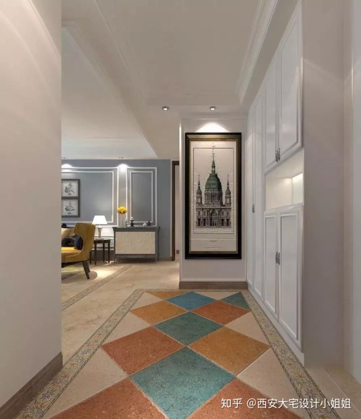 門(mén)廳玄關(guān)裝修效果圖_電梯入戶門(mén)廳裝修效果_門(mén)廳鞋柜玄關(guān)裝修效果圖大全