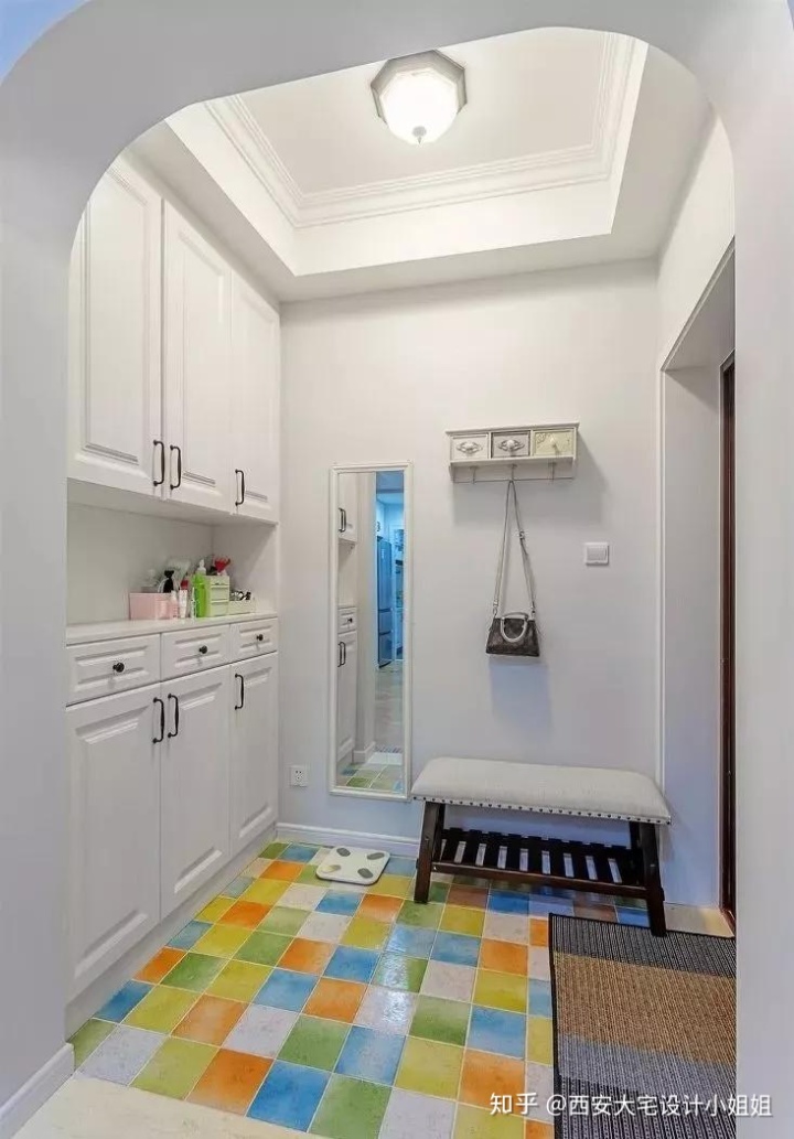 電梯入戶門(mén)廳裝修效果_門(mén)廳玄關(guān)裝修效果圖_門(mén)廳鞋柜玄關(guān)裝修效果圖大全